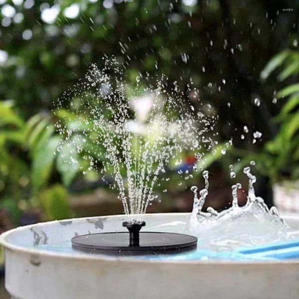 Decorazioni da giardino Pratica fontana galleggiante con potenza da 1,2 W, decorazione per piscina nera, altezza 0-60 cm, per acquario