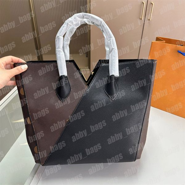 Designers Kimono Tote Mulheres grandes v bolsas de bolsa casual shopper designers de maçaneta superior saco de ombro mulheres compras de compras preto vermelho