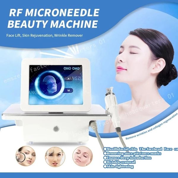 Equipamento multifuncional de equipamentos de beleza de alta qualidade RF Equipamento de beleza facial RF Fração RF RF Micro-Liche Machine para remover estrias e acne