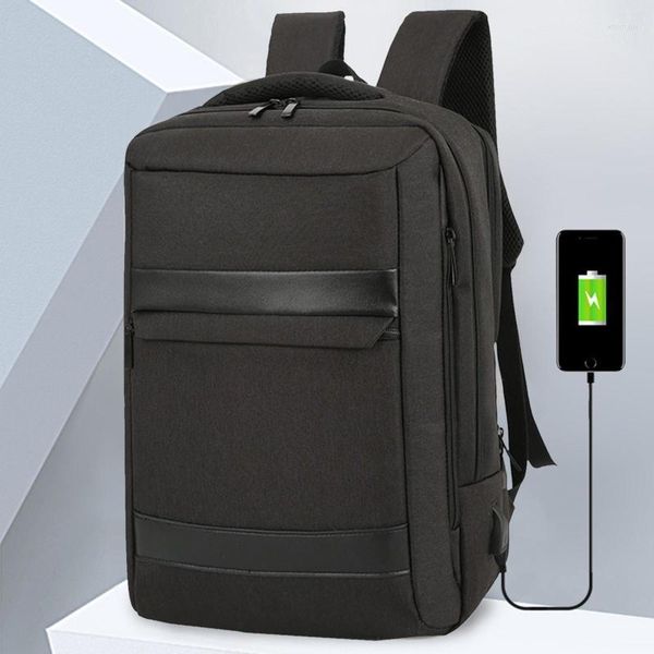 Школьные сумки в USB Sport Smart Custom Travel Business Business Radcpack с зарядкой мужчин Back Packs ноутбук