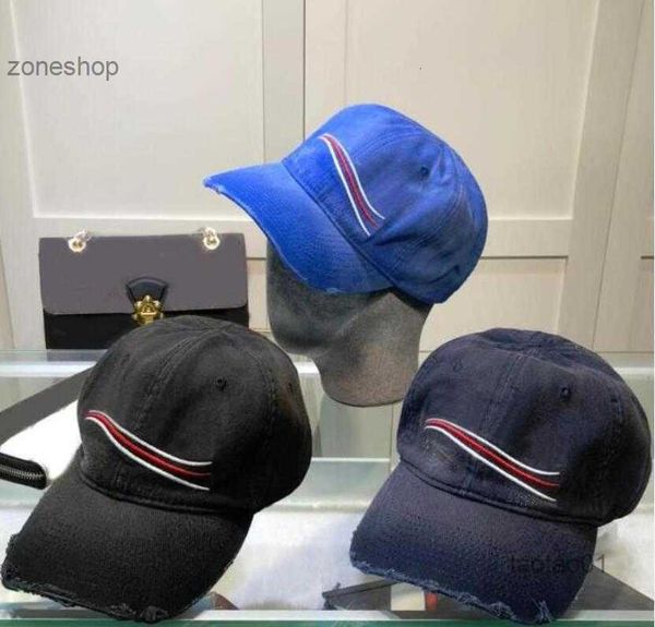 22ss Lettere Wave Ricamo Berretto a sfera Uomo Donna Designer Casquette Caps Fahsion Street con onde marine 4 stagioni Cappello da sole Hatsbi3t