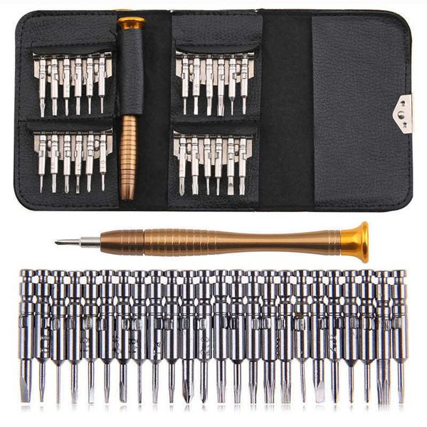 Neues 25 -in -1 -Präzisionsschraubendreher Set Electronic Torx Öffnungsreparaturwerkzeuge Kit für iPhone Camera Uhren -Tablet -PC