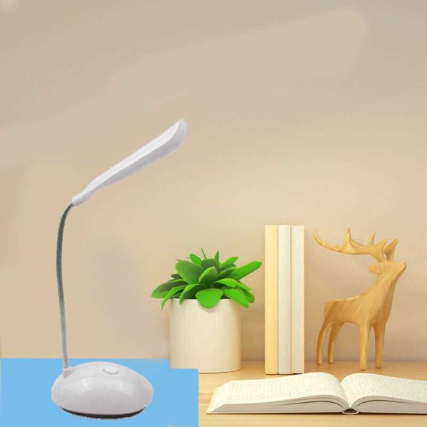 Schreibtischlampen EW Schlafzimmer Nachttisch Mini Tischlampe Desktop Arbeit Studie Nachtlicht Einfache Kreative Faltbare Augenschutzlampe für Schüler P230412