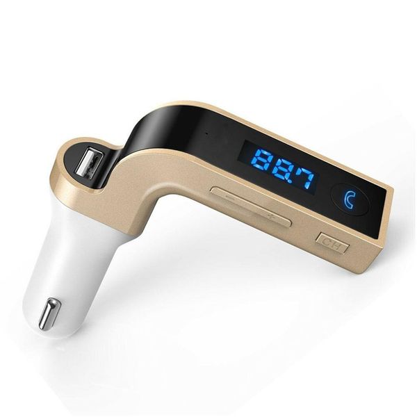 Auto trasmettitore fm trasmettitore bluetooth wireless compatibile con le mani del ricevitore audio AUTO MP3 Player USB Fast Charger Styling Accessorio