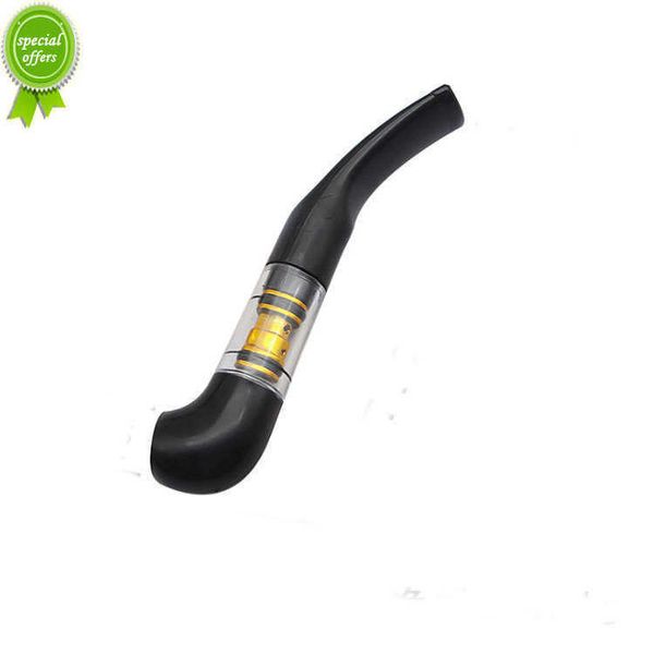 Novo novo popular tubo de água de garrafa portátil mini nargunah shisha tabaco fumando tubos homens presentes para cuidados de saúde filtro de tubo plástico