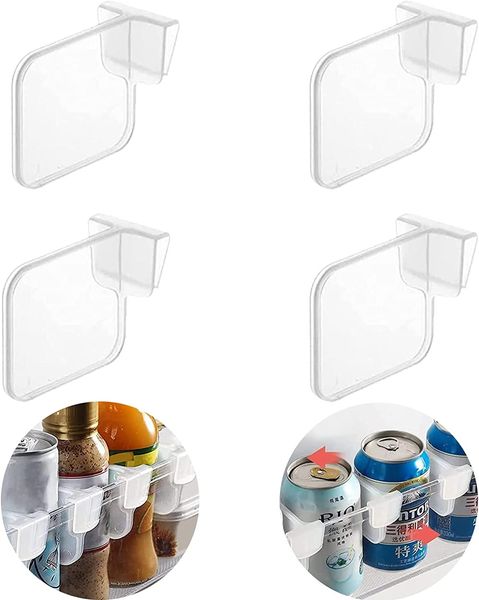 20pcs Buzdolabı Gıda Depolama Rafı Buzdolabı Alan Bölücü İlaçlar Kozmetik Ayrıcı Raflar Bölücüler Mutfak Gadgets