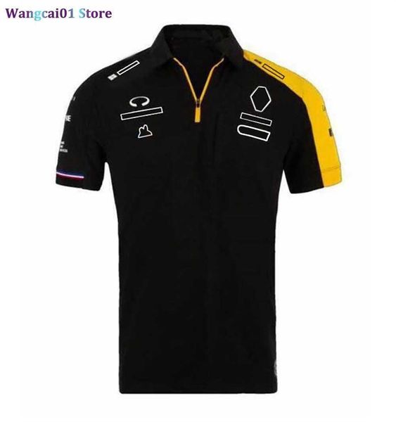 Camisetas masculinas fã de fã de fã de equipe Time F1 Racing Terno de corrida de camisetas masculinas de sepção de pólo de pólo de seleção rápida