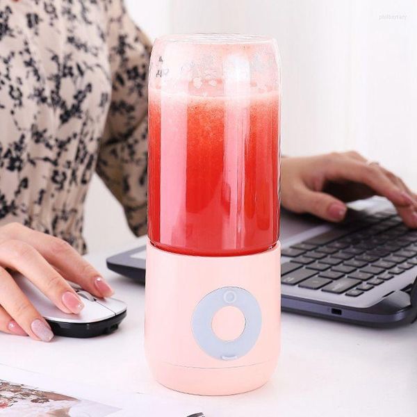 Spremiagrumi Mini Spremiagrumi portatile USB Ricaricabile Elettrico Tazza di Spremitura Frappè di Frutta Frullato Frullatore Portatile Macchina per Succo Senza Fili