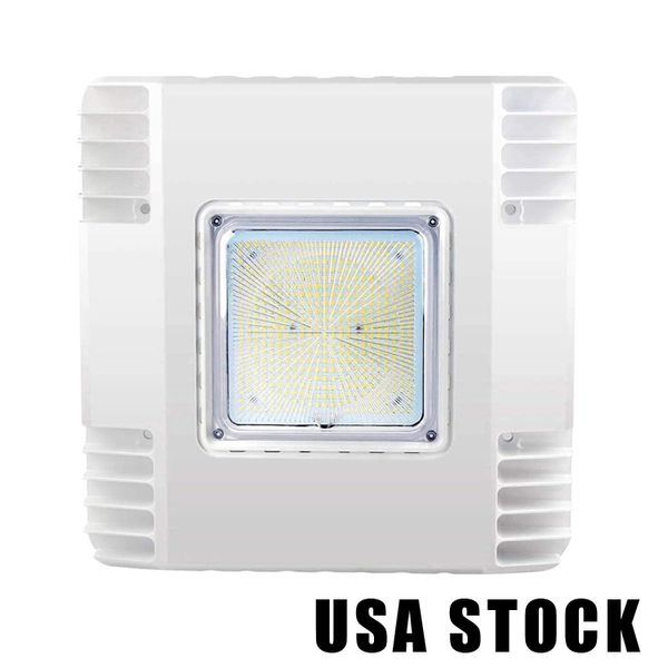 Luzes de dossel LED Holofotes para postos de gasolina Luz de teto para garagem externa IP66 100-277v 3500K 4500K 5000K 60W 100W 150W ETL