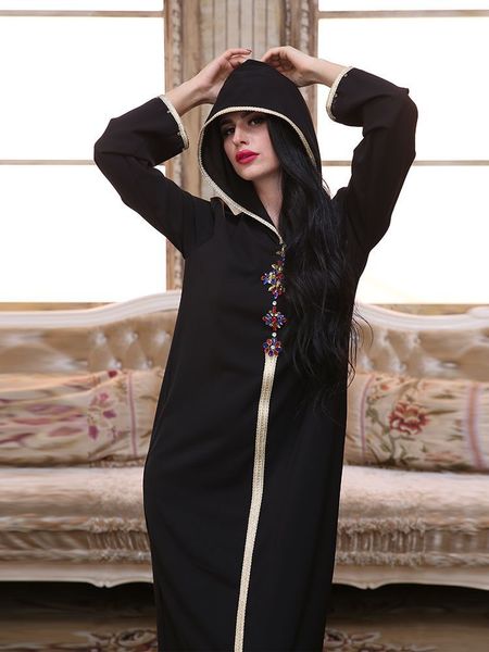 Roupas étnicas Ramadã Eid Mubarak Abaya Dubai Turquia Islã Islã Hijab Dress Fashion Dress Kaftan Robe Longue Femme Vestidos para mulheres Caftan 230324