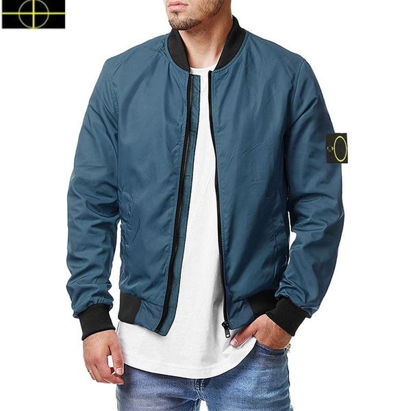 casaco plus size novo jaqueta piloto masculina primavera e outono jaqueta masculina pedra Rushsuit ilha moda casual grande jaqueta masculina com zíper tamanho s-3xl