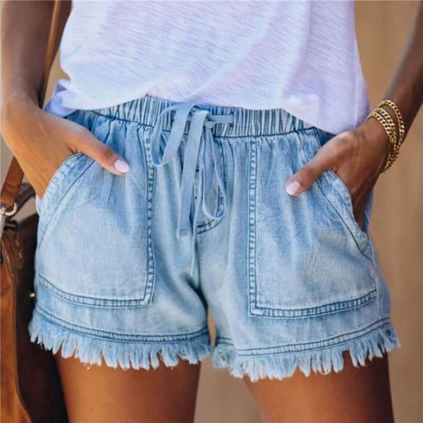 Shorts femininos moda feminina jeans jeans All-Match Sexy Women Women High Lady Short Push Up Skinny Slim Denim Shorts 230325