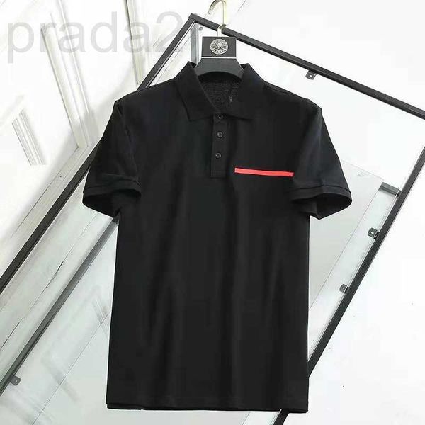 Erkek Polos Tasarımcı Mens Polo Top Tee Kısa Kollu T-Shirs Polos Gevşek Tee Moda Gündelik Coon Beahabable Shir Luxe Man Üstler Erkekler için Düz Şirler A6TV