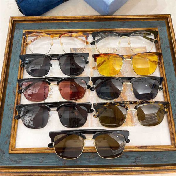 10% Rabatt auf Luxusdesignerin neuer Sonnenbrille für Männer und Frauen 20% Rabatt auf Familie Wu Lei Pan Weibai Die gleiche Art von männlicher Frau kann mit Schutz ausgestattet werden (GG0382s)