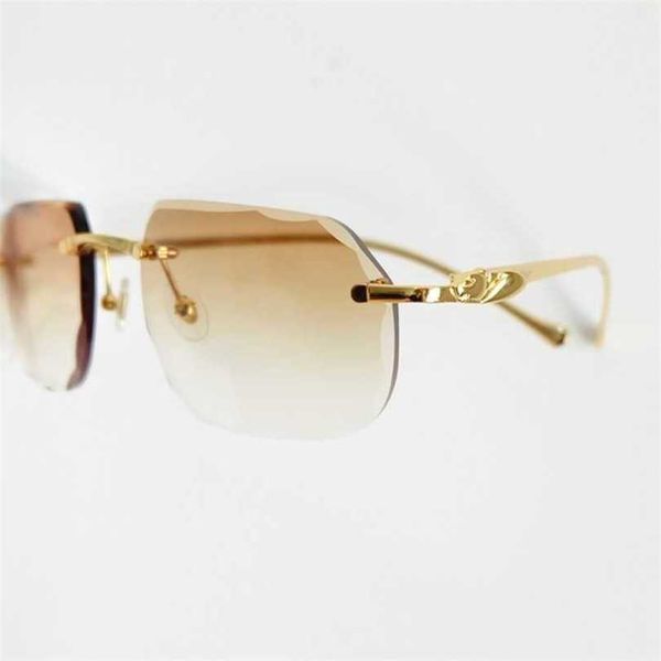 10 % RABATT auf neue Luxus-Designer-Sonnenbrillen für Herren und Damen. 20 % Rabatt auf randlose Vintage-Herrenbrillen mit Diamantschliff, modische, stilvolle Dekoration, Metallschirme