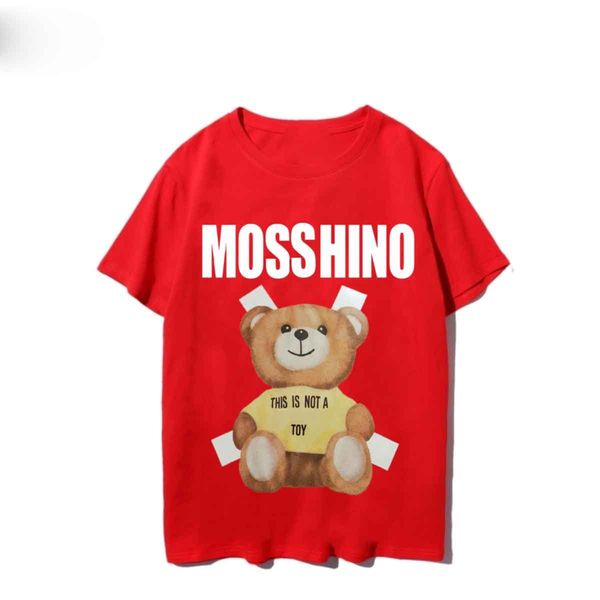 Moschinn Mens Womens Designer T shirt Impresso Fashion man T-shirt Top Cotton Tees Casual Manga Curta Luxo Hip Hop Streetwear TShirts #ch54
