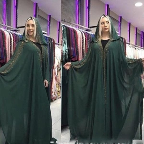 Etnik kıyafetler artı beden Abayas kadınlar için elmaslar Müslüman Mütte