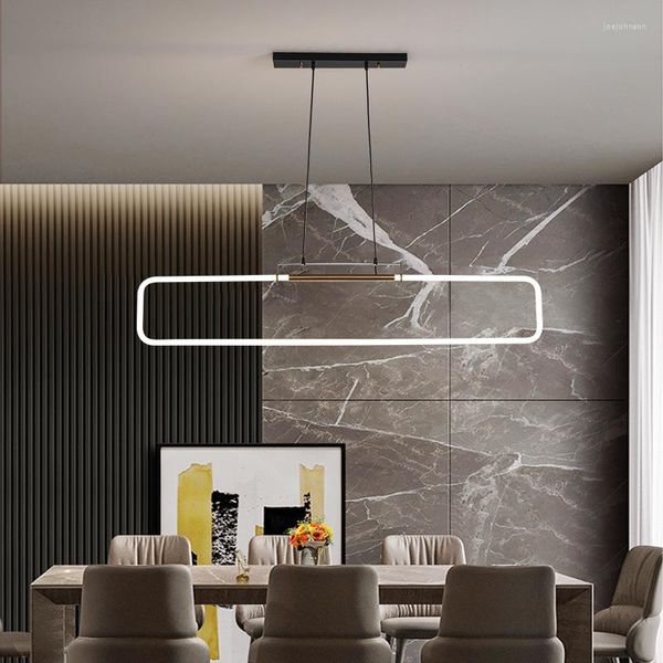 Kolye lambaları Modern minimalist demir akrilik içi boş LED sıcak beyaz karartma hafif yatak odası oturma odası iç dekorasyon lamba fikstürü