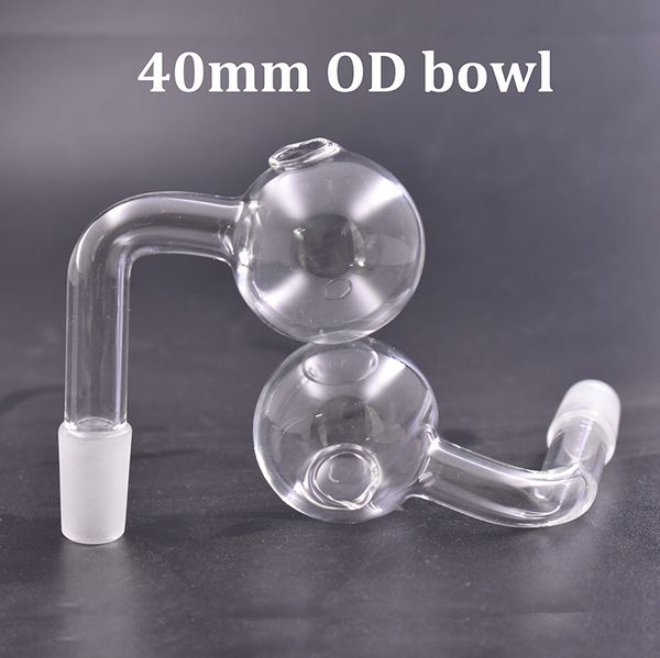 Billiges Glasölbrenner Rohr Rauchrohre 10mm 14mm 18mm Mann für Rig Wasser Bubbler Bong Adapter Tabaknagel gebogene Form Design Banger Nails