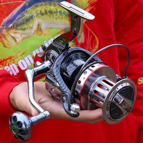 Baitcasting-Rollen Lieyuwang 1000-12000 5 Größe ALLES METALL 13 1 Kugellager Feeder Karpfen Angelrolle Spinning Big Trolling