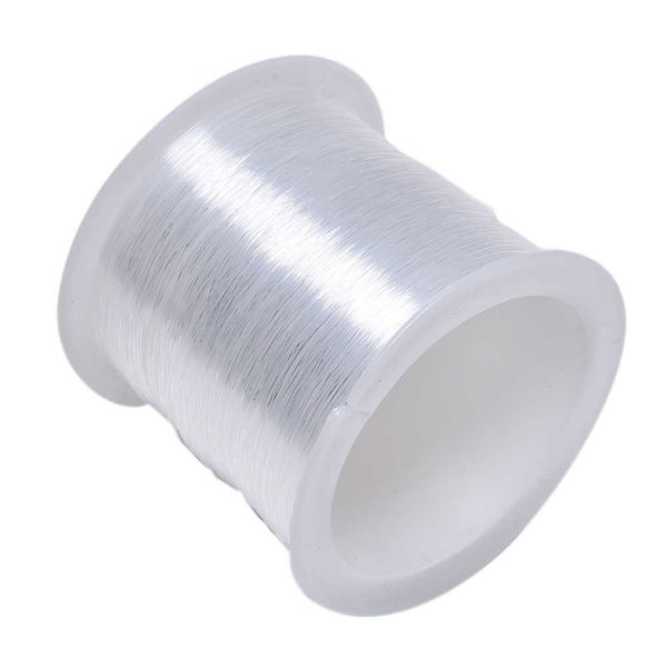 Angelzubehör Transparente weiße Nylon-Angelschnur Super Power Fischschnüre 0,3 mm 0,4 mm Bastelfaden DIY Perlenschmuck Zubehör P230325