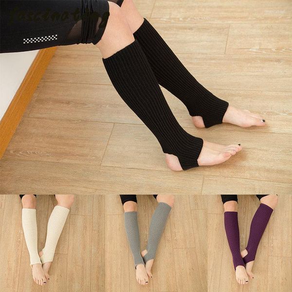 Frauen Socken 43CM Erwachsene Kinder Mädchen Ballett Tanz Knie Pad Yoga Latin Fuß Damen Kinder Sport