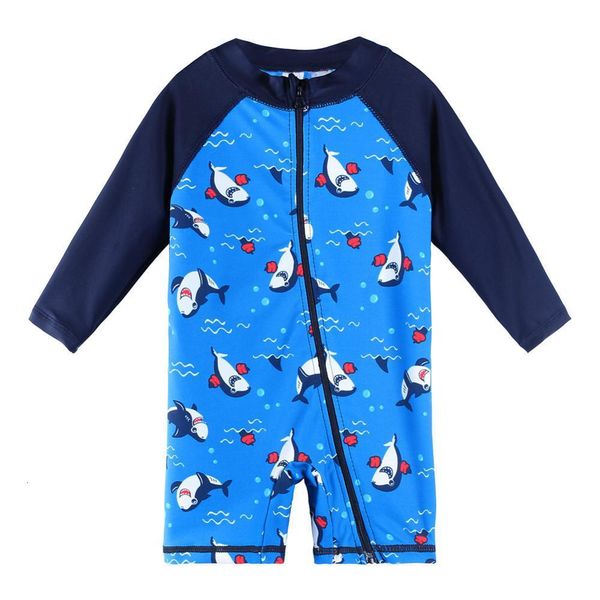 Badebekleidung BAOHULU UPF50 Cartoon Kinder Bademode Langarm Baby Junge Kleinkind Badeanzug Säugling Badeanzug für Jungen Mädchen 230325