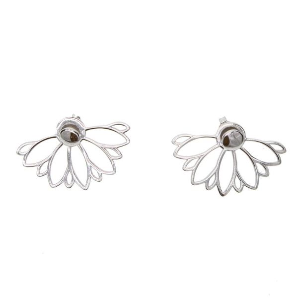 Brincos de garanhão 2023 estilo 925 prata esterlina dupla face para mulheres piercing orar Earing