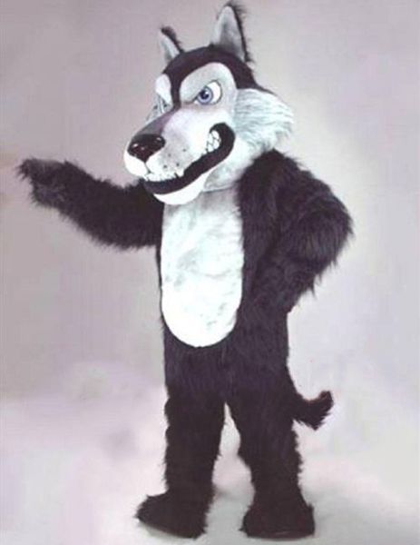 Талисман Black Wolf Coyote Mascot Costum