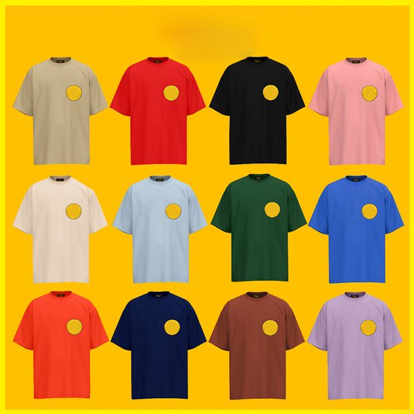 T-shirt limited edition Designer t shirt men and women 23 color graffiti smiley face style chest lletter fashion sportswear lover summer shirt