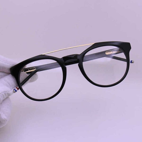 Designer-Strandpaar-Sonnenbrille für Herren und Damen 20 % Rabatt auf die Tb408-Brille mit großem Gesicht, runder Rahmen, Mode, koreanische Version, Myopie, optisch, ultraleicht