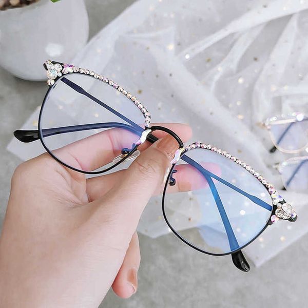 Luxus-Designer-Sonnenbrillen von hoher Qualität 20 % Rabatt auf den Trend zum Computer-Augenschutz mit flachen Gläsern