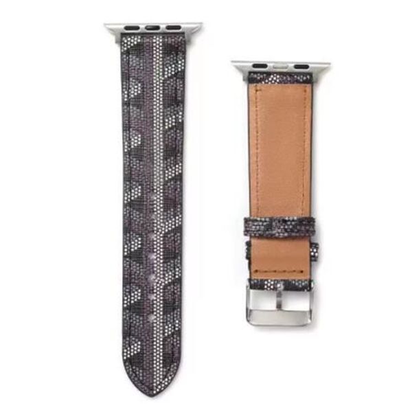 Top Designer Cinturini Regalo Cinturini per Apple Watch Band 45mm 42mm 38mm 40mm 44mm 49mm cinturini Cinturino in pelle Bracciale Fashion G Flower Wristband iwatch 8 7 6 5 4 SE