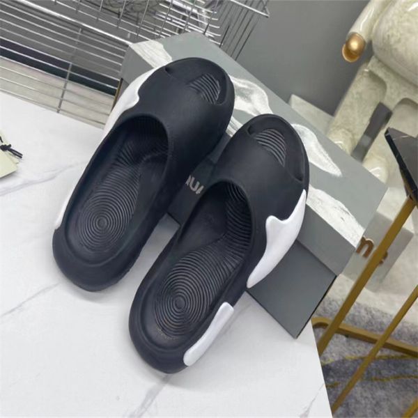 Lüks Tasarımcı Terlik Toddler Ayakkabı Oasis Terlik Spor Terlik Erkek ve Kadın Anti Basketbol Ayakkabıları Sandalet Saman Markası Hiçbir Şeyden Yapıldı 36-45
