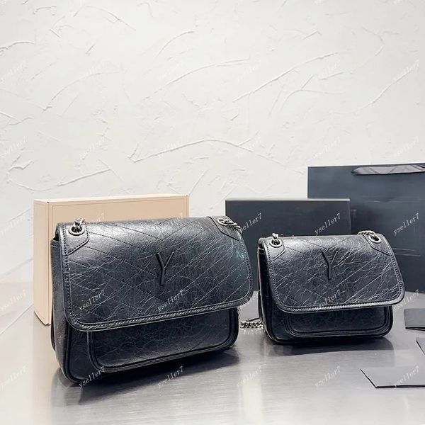 Designer niki bolsa de ombro médio bolsas de compras bolsa de couro das mulheres totes senhoras mensageiro crossbody sacos ombros