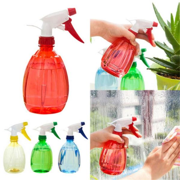 Bewässerungsgeräte Tragbare 500 ml leere Sprühflasche Kunststoffwasser für Salonpflanzen Haustier Gartenarbeit Home Kanister Drucksprüher
