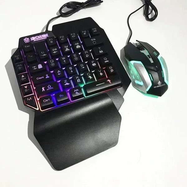 Игровая клавиатура F6 Ключи Механические RGB для ПК-геймера Teclado Mecanico клавиатуры клавиш