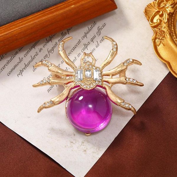 Брошь Morkopela Metal Spider Brooch Vintage Ontage Onsect Design одежда для шарф -шарфы для ювелирных украшений ювелирные изделия