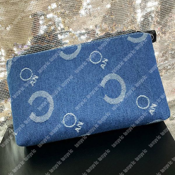 Denim Womens Designer Makeup Bags