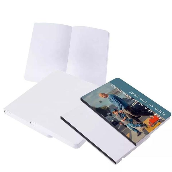 Sublimation Blanks Journal Notebook Harder Blank Diy Spiral Paper Notebooks For School Office Home Travel Dhyvr