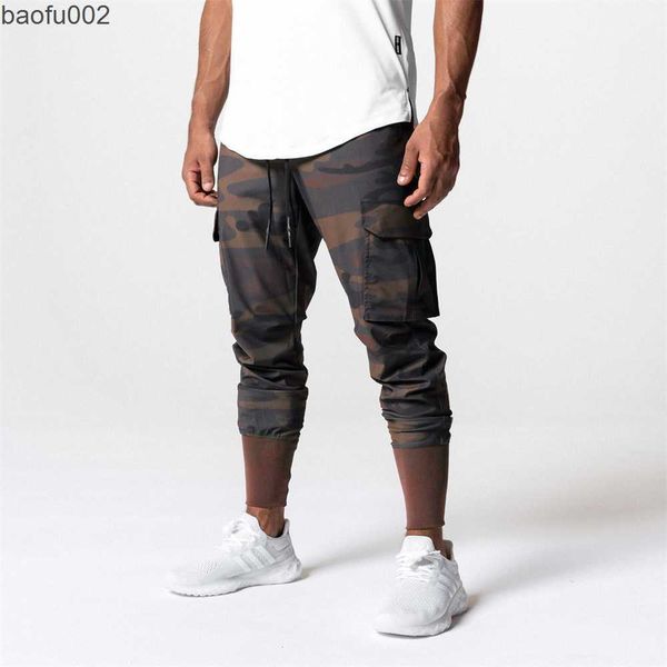 Мужские брюки Camo Joggers Sweat Ant Antry Мужские повседневные грузовые брюки FITNES FITNES