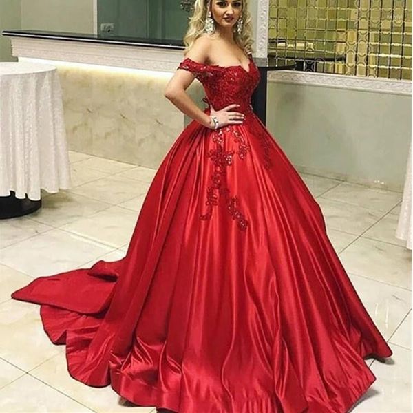 Partykleider Quinceanera mit Applikation aus der Schulter Sweet 16 Kleid Vestido De 15 Anos 2023 Ball Prom Kleider