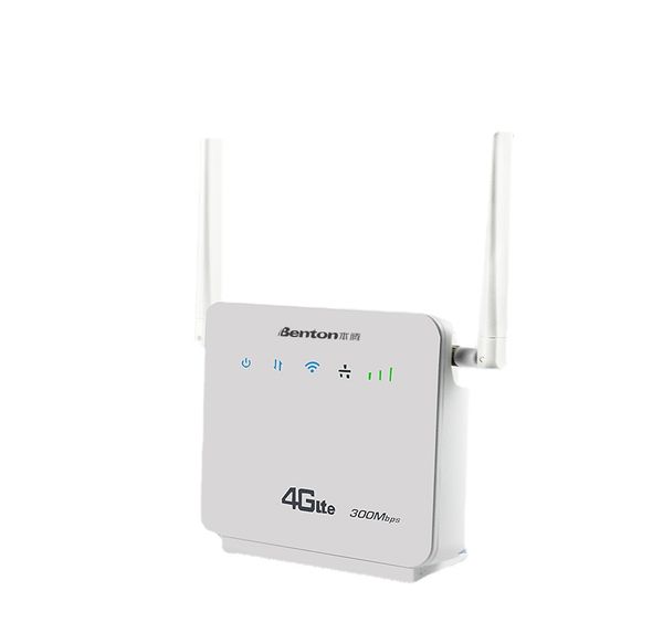 Desbloquear 4G WiFi Router Wireless Networkem Modem 4 Antena Dual Externa com Cartão SIM CPE Home LTE Repeater Home LTE CPE