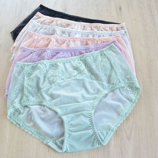 Kadın Külotu Kadın Panties Dantel Kısa Seksi Lingeires 5pcs/Lot Düz Renkli Kılavuzlar Artı Boyut Külotları Kaliteli Kadın iç çamaşırı 230327