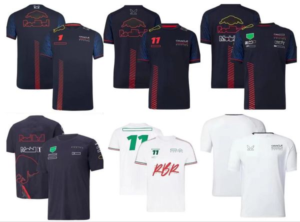 Nova camiseta de manga curta da equipe de verão da Fórmula 1 F1 mesma personalização