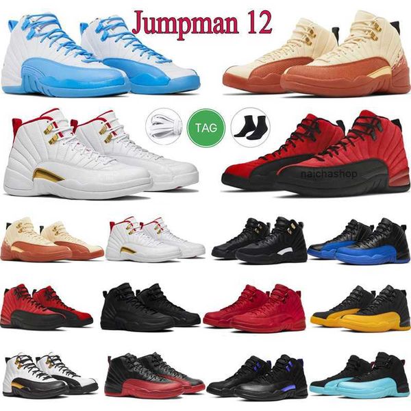 Jumpman 12s Scarpe da basket 12 Scarpe da gioco per l'influenza inversa da uomo Scarpe da ginnastica Dark University Blue Cherry Master Scarpe da ginnastica Moda Sport Walking Sne j