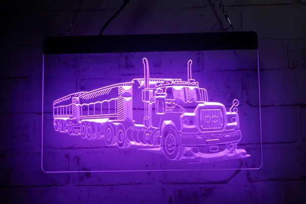 Le luci di striscia di LD2805 LED firmano il camion pesante 3D del rimorchio della città che incide liberamente la vendita al dettaglio all'ingrosso di disegno