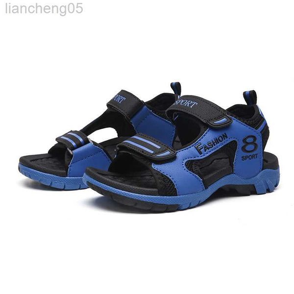 Sandalen Kinder Sprots Sandalen Mode Jungen Sommer Schuhe 2021 Mädchen Gummi Sohle Frühling Schuhe Weichen Boden Sandale Schuhe Getragen Für Kind W0327