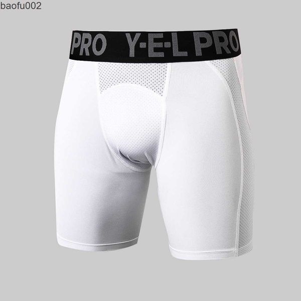 Shorts masculinos shorts de compressão camada base camada térmica bermuda shorts gym fitness homens cossfit bodybuilding shorts apertados w0327