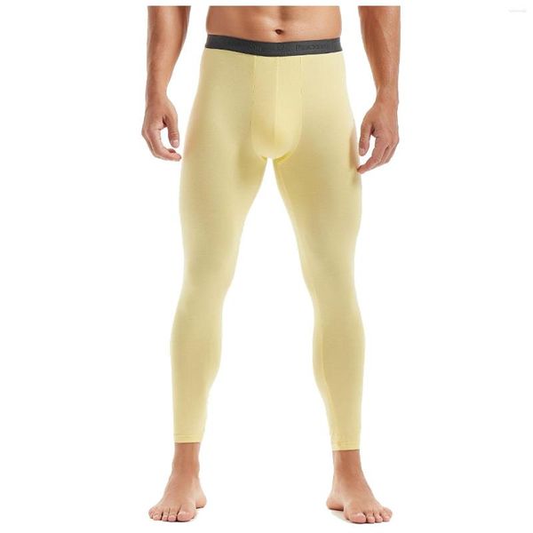 Calça de shorts masculinos Separação de bala de calça térmica calça finas perneiras tights jovens estanques pequenos